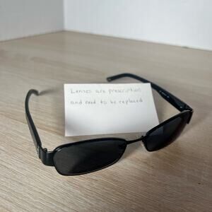 Max Mara MM875/U 65Z Eyeglasses Black Frames Rhinestones 52-17-135 Italy